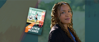 Image - Heather McGhee and cover of her book